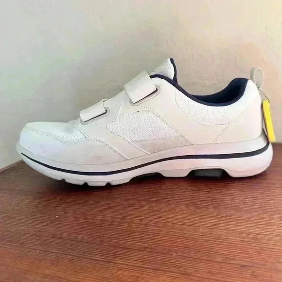 SKECHERS | Men's size 13 EWW Go Walk 5 Wistful Shoes Sneakers White Athletic - Picture 6 of 11